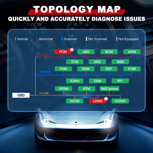Entrepôt USA/UE - Outil automobile Kingbolen K10 PRO OBD2 système complet avec 40 fonctions de réinitialisation, codage et test actif - Product Image 3