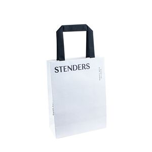 Giáng sinh và năm mới thân thiện với môi Kraft Túi Quà Tặng với bông tuyết in siêu thị bên ủng hộ bao bì - Product Image 4