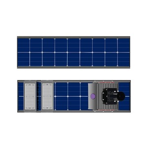 Çift taraflı GÜNEŞ PANELI çift yüzlü entegre pil 30w 40w 60w 80w 100w 120w güneş sokak işık
