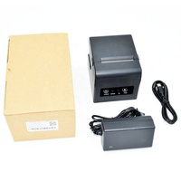 WOSHUO 58mm Imprimante thermique de reçus USB de bureau avec port tiroir-caisse pour supermarchés - Compatible Windows/Android/iOS
