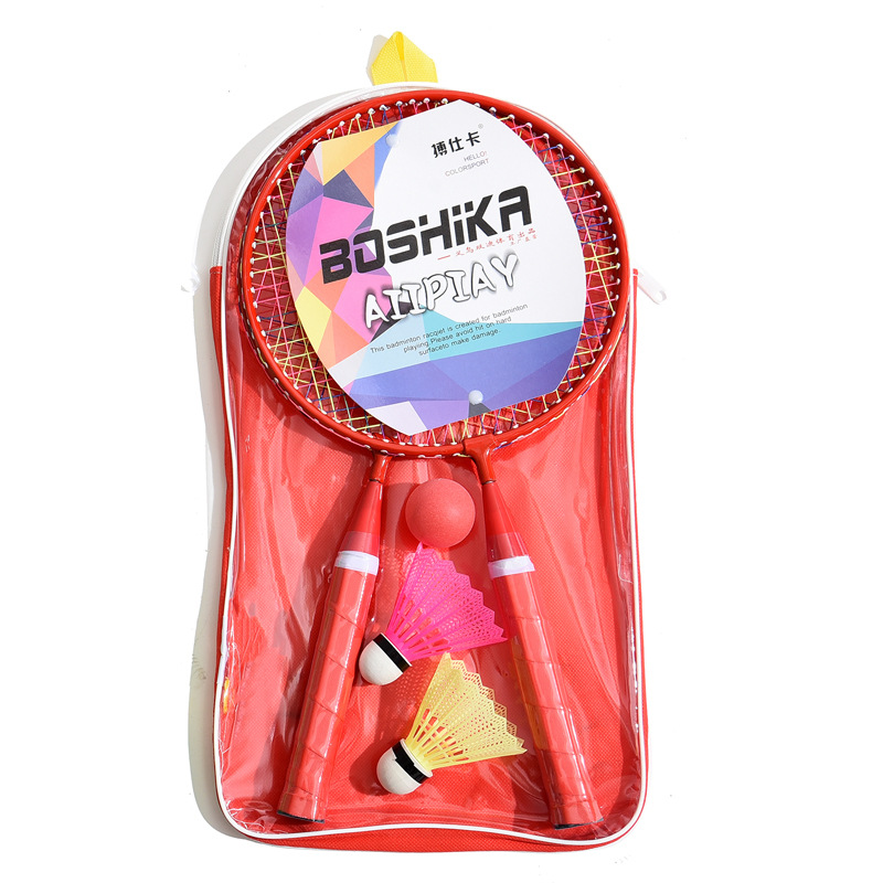 102 red-kids round racket with bag and balls