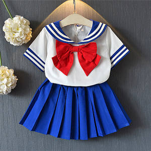 Vestidos de Alta Calidad para Niñas, Vestido Plisado de Boutique, Conjunto de Ropa Infantil Coreana Japonesa en Línea - Product Image 1