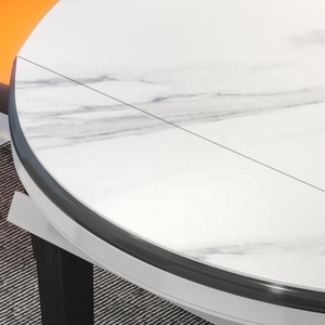 Meubles de salle à manger de style chinois, table à manger extensible en bois de luxe moderne et chaises - Product Image 4