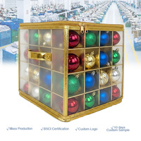 Boîte de rangement pour décorations de Noël, pliable, avec fermeture éclair