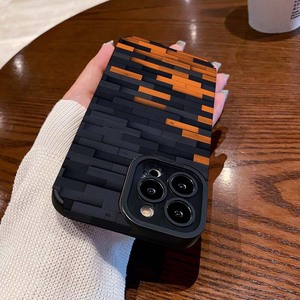 Top Vente Orange et <span class=keywords><strong>Noir</strong></span> Couture Conception Souple En Cuir TPU Téléphone Portable étui pour <span class=keywords><strong>Iphone</strong></span> 17 8 X Xr Xs <span class=keywords><strong>11</strong></span> 12 13 14 15 16 Pro Max - Product Image 5