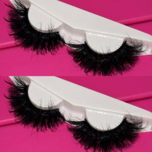 Fluffy <strong>Mink</strong> Strip <strong>Lashes</strong> with Luxury Eyelash Packaging 3d 25mm 20mm Wholesale Eyelashes - Product Image 3