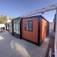 Maison préfabriquée moderne, portable et extensible, en conteneur, structure en acier, directement de l'usine