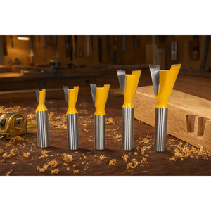Fraise à queue de pie Lavie, tige de 8 mm, en carbure de tungstène, pour le travail du bois - Product Image 2