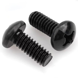 Tornillos de cabeza Phillips de acero inoxidable 1/4 negro de 304-20 pulgadas que cumplen con las especificaciones imperiales/métricas estándar IANSI B18.6.3P. - Product Image 1