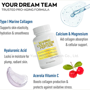 Kadınlar ve erkekler için OEM yüksek kaliteli vitamin kollajen-tip I, II, III, V, <span class=keywords><strong>X</strong></span> deniz kollajen peptid deniz kollajen Tablet - Product Image 4