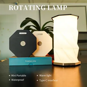 Custom Latest Innovative Products Portable Touch Turn-on Rotary Dupont Lamp Christmas Day Gift