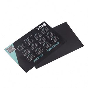 Imán de nevera promocional de alta calidad con forma de casa, de papel, con calendario y tarjeta de presentación personalizada para agentes inmobiliarios - Product Image 2