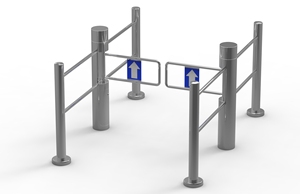Chất lượng cao Tự động quang Swing <span class=keywords><strong>turnstile</strong></span> cổng IC/ID thẻ truy cập cho công ty an ninh - Product Image 3
