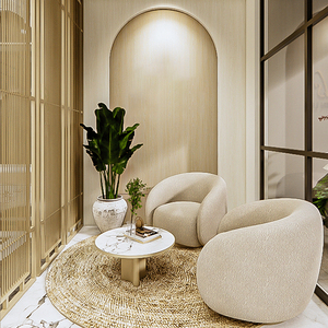 กระจกสำหรับร้านเสริมสวยพร้อมไฟ LED กระจกออกแบบตกแต่งภายในร้านเสริมสวยเฟอร์นิเจอร์ร้านเสริมสวยสไตล์ทันสมัยที่กำหนดเอง - Product Image 4