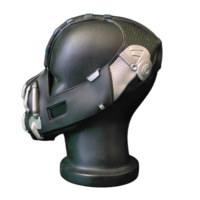 Máscara Facial de Cosplay de Black Bane, Réplica de Casco Suave de PVC, Accesorio de Disfraz de Halloween para Adultos