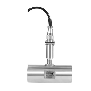 Tùy chỉnh thép không gỉ dòng chảy tuabin mét mặt bích loại chất lỏng Cảm biến lưu lượng nước tín hiệu xung OEM hỗ trợ dầu nước nóng - Product Image 3