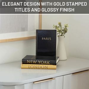 Cuadernos Decorativos de Cuero Personalizados con Tapa Dura y Detalles en Dorado para Decoración del Hogar y Regalos - Product Image 4