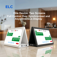 Dispositivo de Comunicación para Invitados con Pantalla Táctil Dual de 10.1 Pulgadas, Android 11, Altavoz, Cámara, para Mostrador de Servicio y Recepción