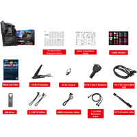 Carte mère de jeu MSI MPG X870E CARBON WIFI AM5 supportant les processeurs de bureau AMD Ryzen 9000/8000/7000 Series AI PC Motherboard