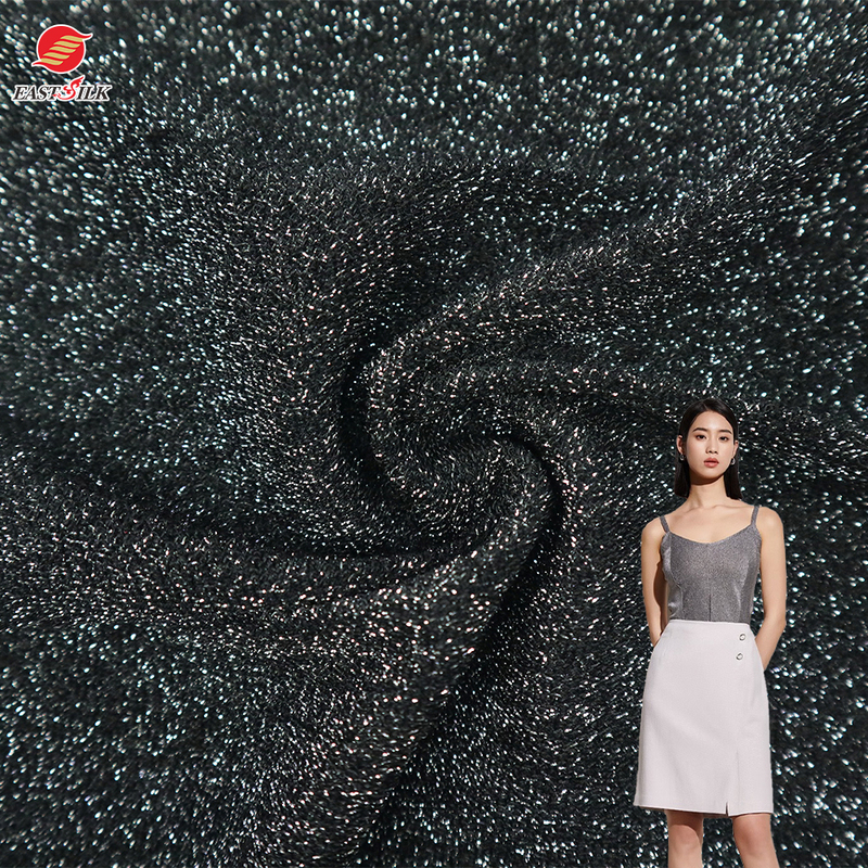 Luxury Weft Knitted Polyester Velvet Fabric