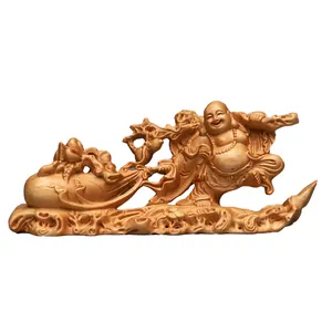 ISO9001 IATF Custom Woodcarving Crafts Woodcarving Handicrafts Figurines Homedecoration Sculpture Wooden Sculpture Home Decor