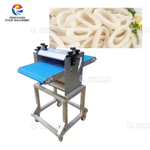FGB-118 MIni Type Cuttlefish Squid Ring Slicing Machine Squid Ring Cutting Machine sleeve-fish cutting ring for seafood process