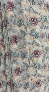 Tela textil francesa más hermosa, malla, cuentas de poliéster, tela de lentejuelas, bordado nupcial, tela de tul de encaje - Product Image 4