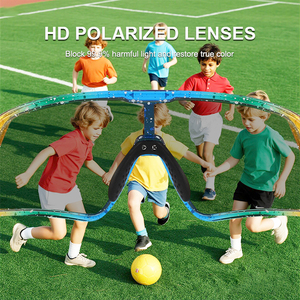 Kính thể thao an toàn cho trẻ em Màu trong suốt Không thể phá vỡ TR90 Kính râm phân cực UV400 dành cho xe đạp Chạy xe đạp - Product Image 2