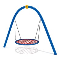 Ensemble de balançoires d'extérieur personnalisées non standard pour enfants avec toboggan en plastique pour jardin, maison de jeu, centres de jeux, chaise balançoire sécurisée