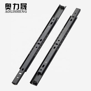 12 인치 27mm 너비 부하 베어링 20kg 두 섹션 텔레스코픽 캐비닛 서랍 슬라이드 레일 컴퓨터 키보드 - Product Image 6