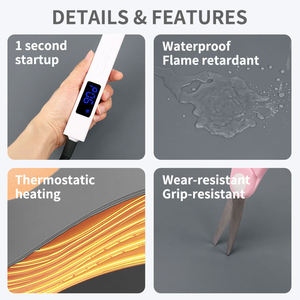 OEM vật nuôi ấm nóng bò sát vật nuôi sưởi ấm Pad hộ gia đình vật nuôi bò sát vivarium hồ cạn ấm nóng với điều khiển nhiệt - Product Image 2