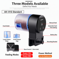 Distributeur automatique de nourriture pour poissons d'aquarium intelligent Wi-Fi avec minuterie pour Koi et poissons rouges, pour aquarium de bureau