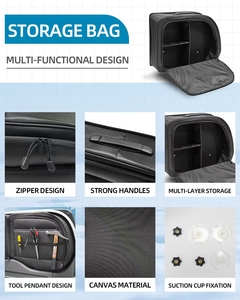Borsa portaoggetti per portellone posteriore Defender 2023, su misura, impermeabile, in tessuto Oxford, multi-scomparto, pieghevole, organizer per bagagliaio, Shengge - Product Image 6