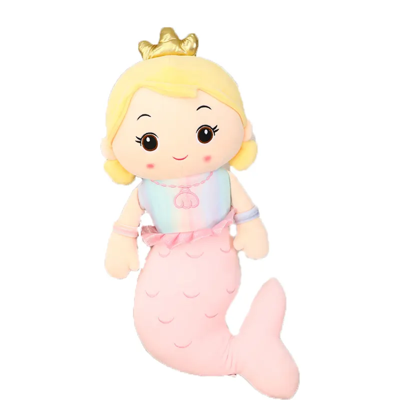 2023 New Style Animal White Mermaid Plush Toy Custom Design