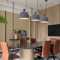 Lámpara de Techo LED Acústica PET - Lámpara Colgante de Fieltro para Reducción de Ruido en Interiores
