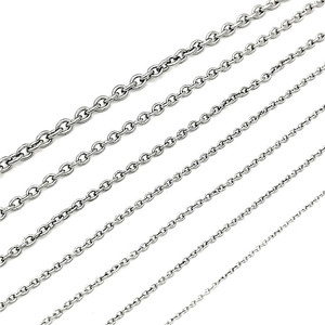 Anno Jewelry Stainless Steel Round Wire <b>Cross</b> <b>Chain</b> Small O-<b>Chain</b> Sweater Clavicle <b>Chain</b> Unisex Fashion Accessory - Product Image 4