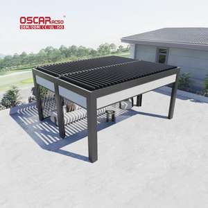 Coperture Motorizzate Impermeabili Moderne <span class=keywords><strong>per</strong></span> Giardino, Tettoia <span class=keywords><strong>per</strong></span> Parcheggio Auto con Porta a Serranda, <span class=keywords><strong>Accessori</strong></span> <span class=keywords><strong>per</strong></span> Patio, Vialetto, Cortile, Pergola - Product Image 1