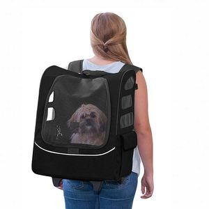 BSCI Factory Roller Backpack Travel Carrier <b>Car</b> <b>Seat</b> for <b>Cats</b> Dogs Mesh Ventilation outdoor Tether Telescoping Handle Storage - Product Image 5
