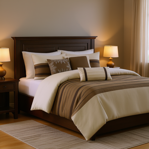 <b>Comforter</b> <b>Set</b> 7 Piece Floral Woven Technique Queen King Super King Bedroom Home Hotel Wedding - Product Image 3