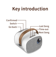 W80 YG230 — Mini projecteur laser mobile DLP, 1000 lumens, 1080P, HD, LED, pour Home cinéma