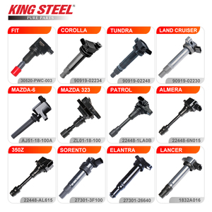 KINGSTEEL OEM 90919-02240 9091902240 <span class=keywords><strong>ราคา</strong></span>โรงงาน คอยล์จุดระเบิดเครื่องยนต์รถยนต์ สำหรับ TOYOTA <span class=keywords><strong>Yaris</strong></span> Prius 1NZ - Product Image 2