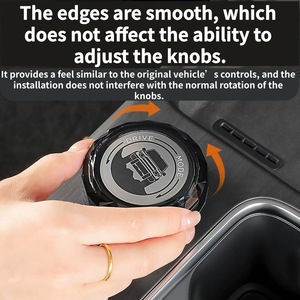Adaptation pour accessoires Icaur V27 - Couvercle de bouton en cristal pour console <span class=keywords><strong>centrale</strong></span> - Accessoires de protection et de modification de l'intérieur de la voiture. - Product Image 3