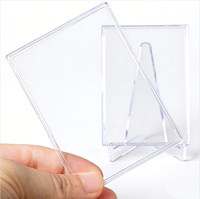 Étui de protection pour cartes à collectionner 35Pt, mini étui à fermeture à pression, étuis pour cartes de baseball, porte-cartes Pokémon, mini porte-cartes à fermeture à pression