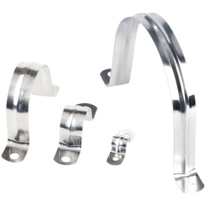 Abrazaderas para Tubos de Acero Inoxidable Conan DN Métricas, Abrazaderas Individuales para Tubos con Acabado Pulido, Uso Industrial General - Product Image 1