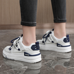 Zapatos de Mujer Hechos en China, Tendencia de Moda 2024, Zapatos Deportivos Casuales Transpirables, Zapatos Planos Blancos - Product Image 6