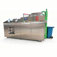 Broyeur de déchets alimentaires commercial, machine à fabriquer de l'engrais composté, 500 kg/jour
