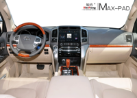 Lecteur dvd avec gps pour voiture, avec coussinet 11 pouces, radio pour land cruiser lc200 2008 — 2015, prise en charge de amplificateur de caméra 360 d'origine, Android