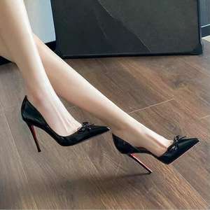 รองเท้าส้นสูงตาข่ายระบายอากาศได้ดีพร้อมส้นกลางและซับในป้องกันกลิ่น สำหรับสุภาพสตรีใส่ในฤดูร้อนและกิจกรรมกลางแจ้ง - Product Image 3