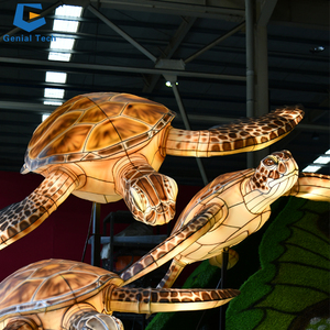 SGTL29 prix usine Animal lanterne <span class=keywords><strong>tortue</strong></span> de mer lanterne en soie pour spectacle de lanterne à thème - Product Image 3