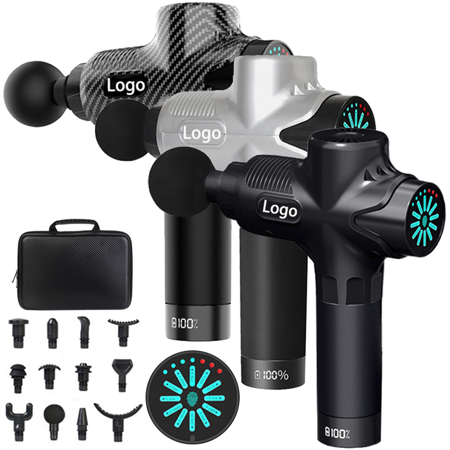 OEM Deep Tissue Electric Massager Custom Logo Professional Massage Guns Handheld Premium Body Massage Gun